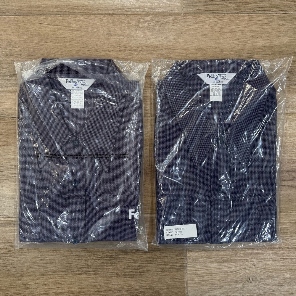 New FedEx Stan Herman Men's Button Shirts (2)